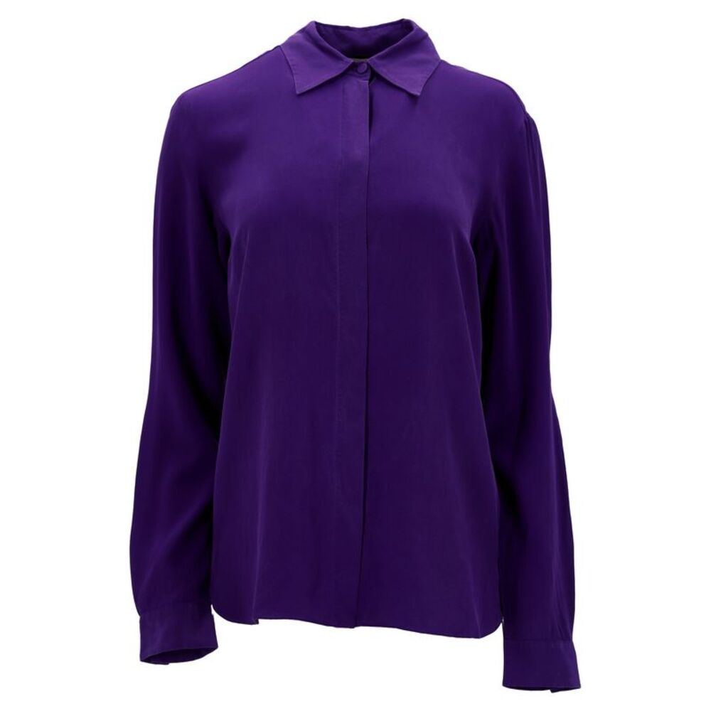 Emilio Pucci Buttoned Shirt in Purple Silk